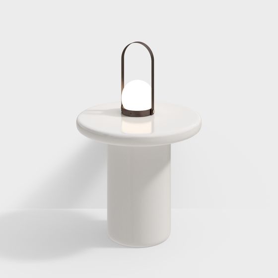 Minimalist Side Table 3D model