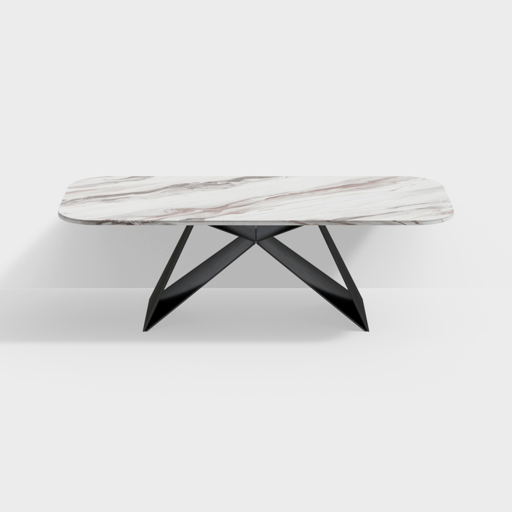 Modern Square Dining Table 011