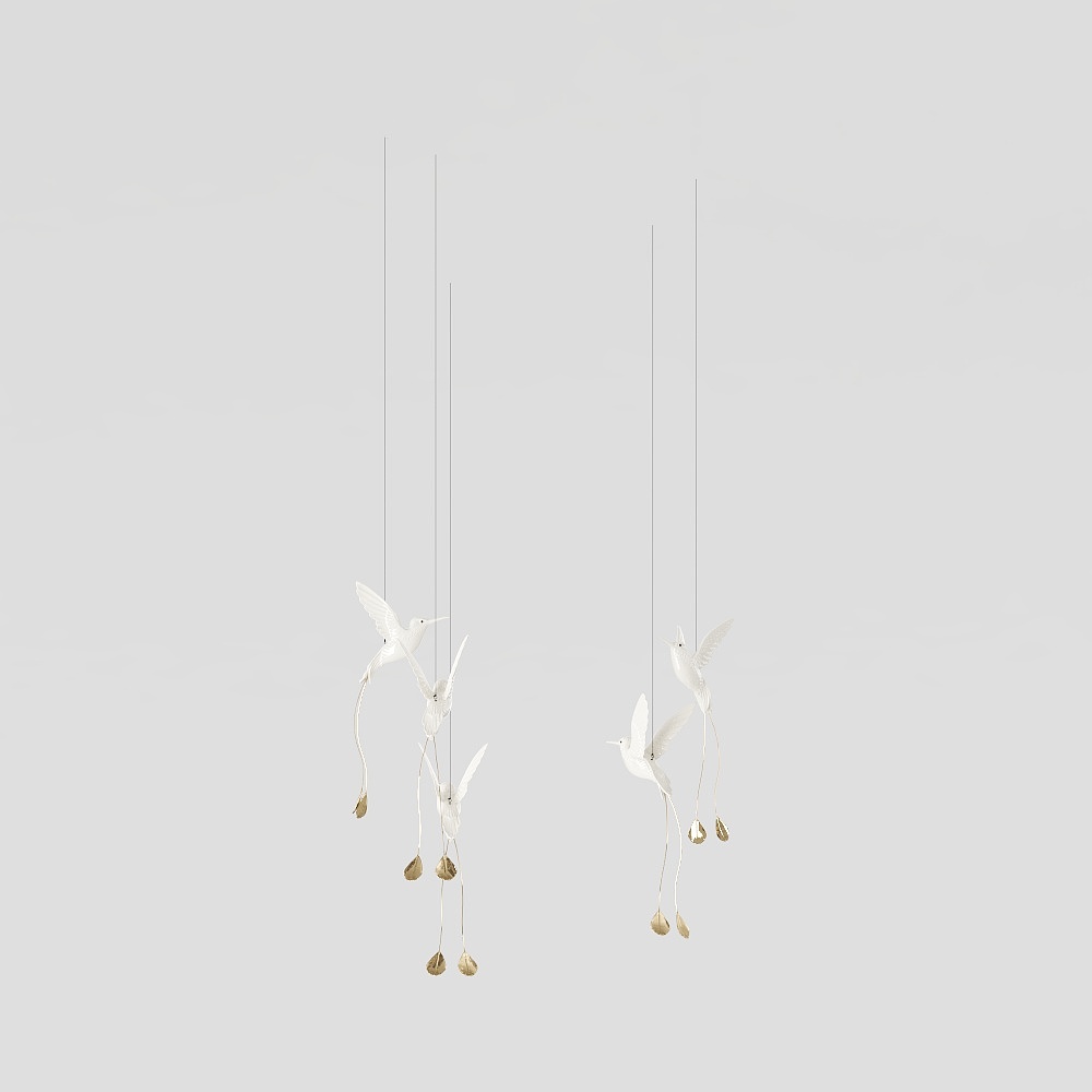 Hanging Hummingbird 3D model
