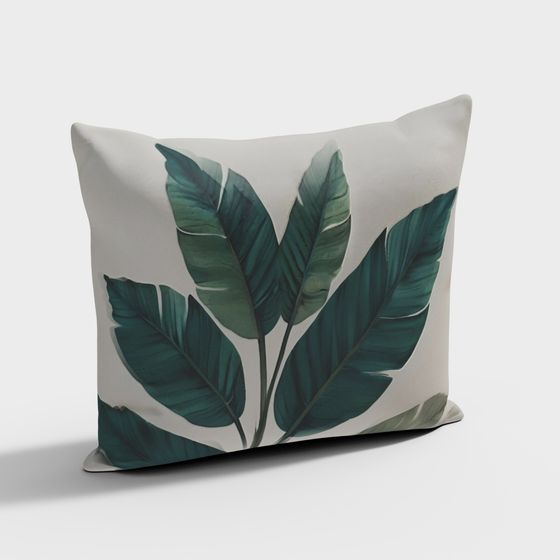 Tropical Rainforest 3D Pillowcase Model for Creative Projects