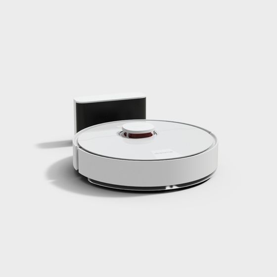 Minimalist Smart Vacuum Robot 3D model