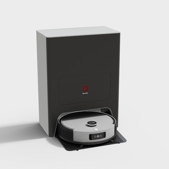 Smart Robotic Vacuum Cleaner 3D model