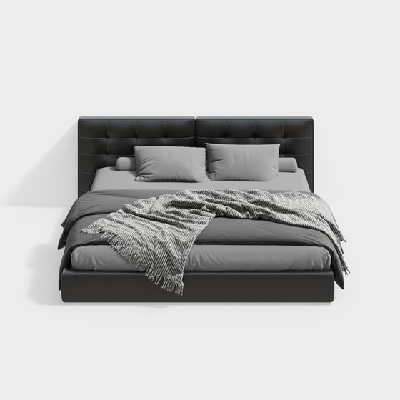 Urban Comfort 3D model for Modern Bedrooms