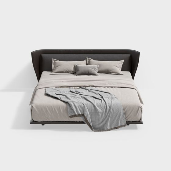 Urban Comfort 3D model Bed for Stylish Homes