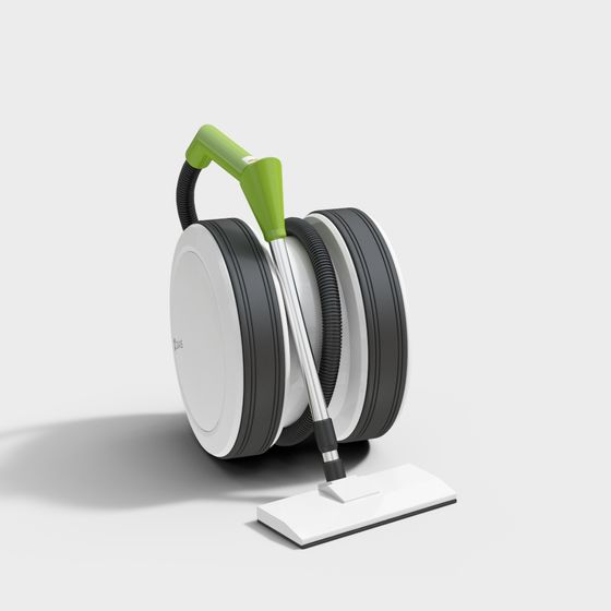 Stylish Low-Poly Vacuum Cleaner 3D model