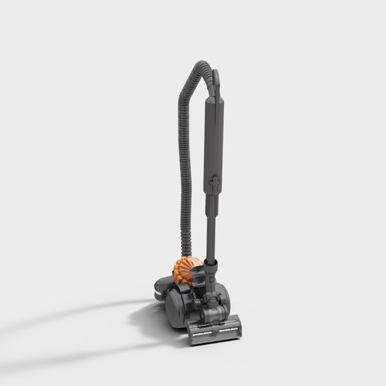 Stylish Low-Poly Vacuum Cleaner 3D model