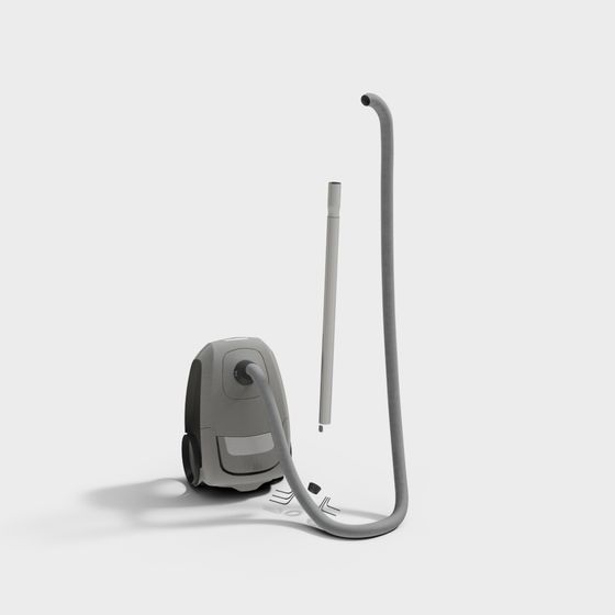 Stylish Low-Polygon Vacuum Cleaner 3D model