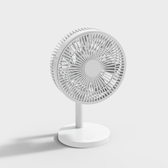 Minimalist Desktop Fan 3D model