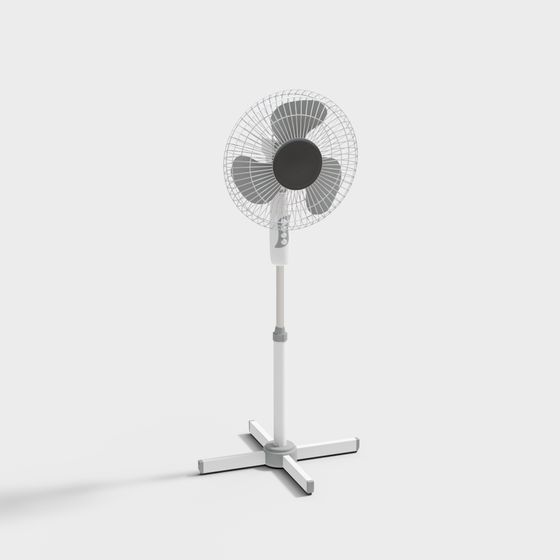 Modern Minimalist Floor Fan 3D model