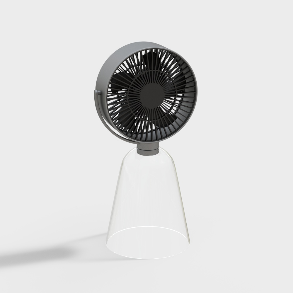 Minimalist Desktop Fan 3D model
