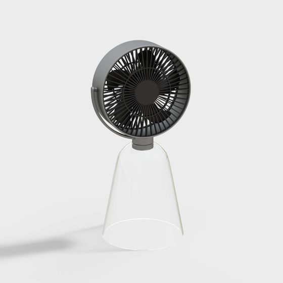 Minimalist Desktop Fan 3D model