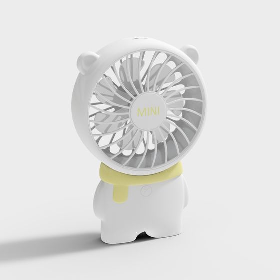 Mini Bear Fan 3D model