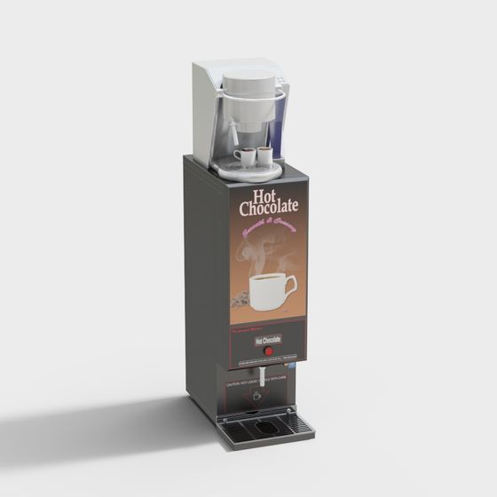 Modern Hot Chocolate Machine 3D model