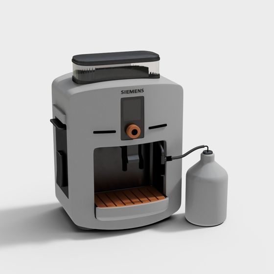 Siemens Coffee Machine 3D Model for Contemporary Spaces