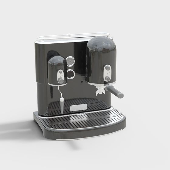 Elegant Italian Coffee Machine 3D model