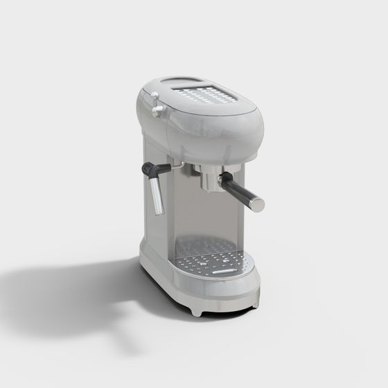Vintage Espresso Machine 3D Model
