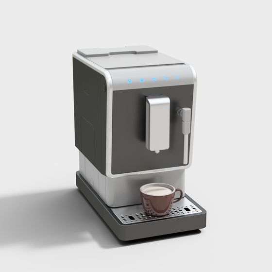 Smart Coffee Machine 3D model for Creative Projects