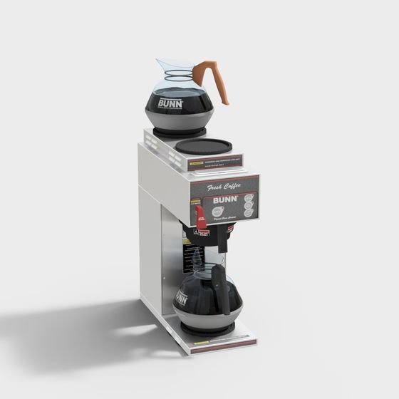 Stylish Coffee Machine 3D Model