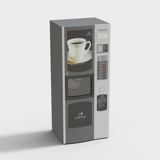 Vending Machine Coffee Maker 3D Model