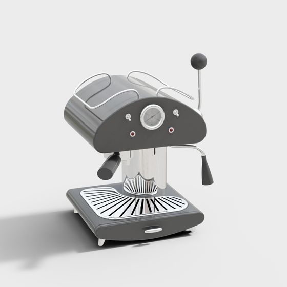 Minimalist Coffee Machine 3D model