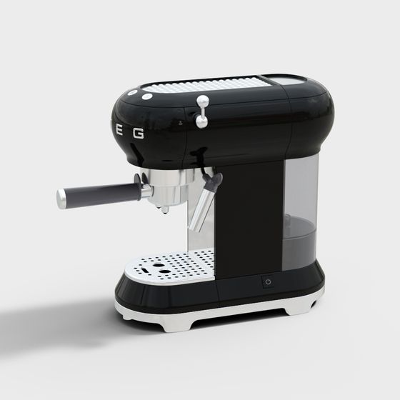 Vintage Espresso Machine 3D model