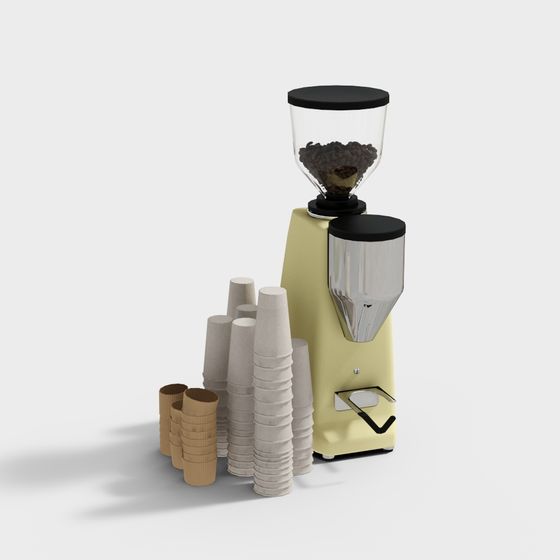 Vintage Coffee Grinder 3D Model
