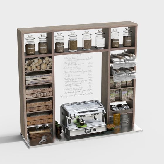 Cozy Coffee Corner 3D model