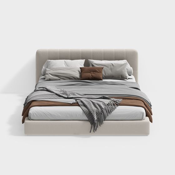 Modern Beige Bed 9 for Contemporary Bedrooms
