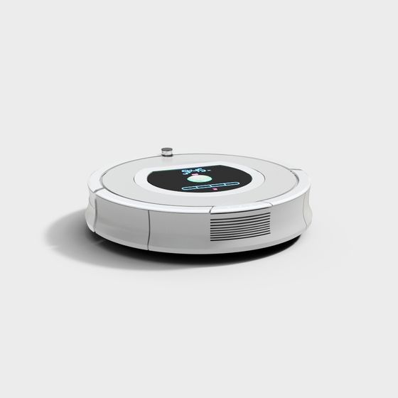 Smart Cleaning Robot 3D Model for Creative Projects