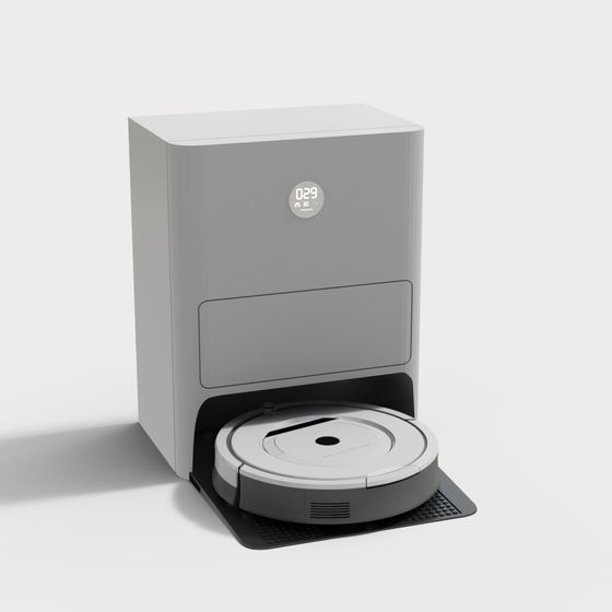 Smart Robotic Vacuum Cleaner 3D model