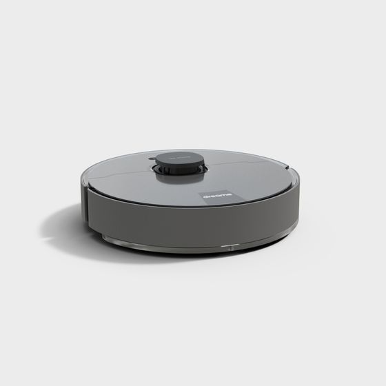 Sleek Smart Vacuum Robot 3D model