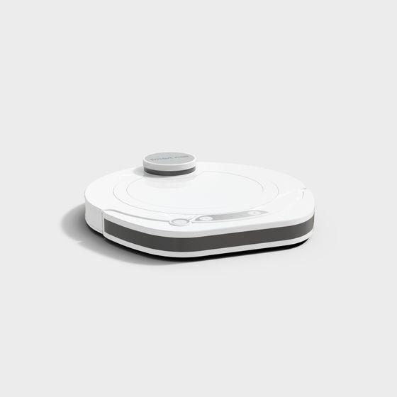 RoboCleaner 3D model - Sleek Robotic Vacuum