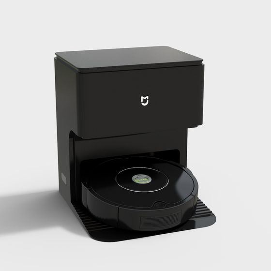 Smart Robotic Vacuum Cleaner 3D model