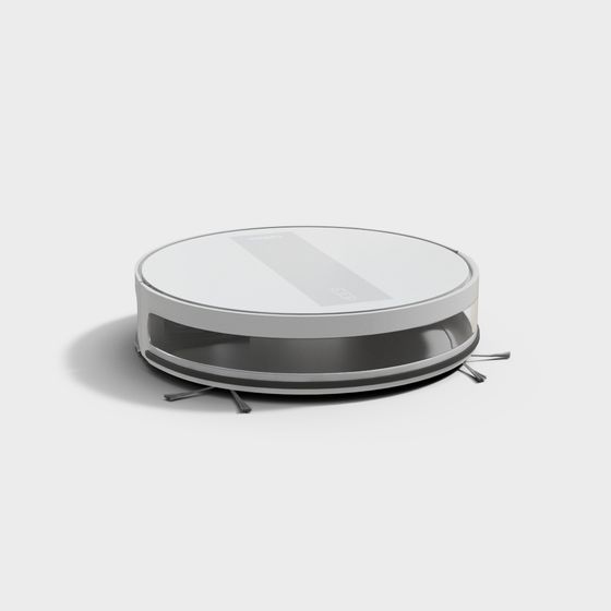 Futuristic Robotic Vacuum Cleaner 3D model