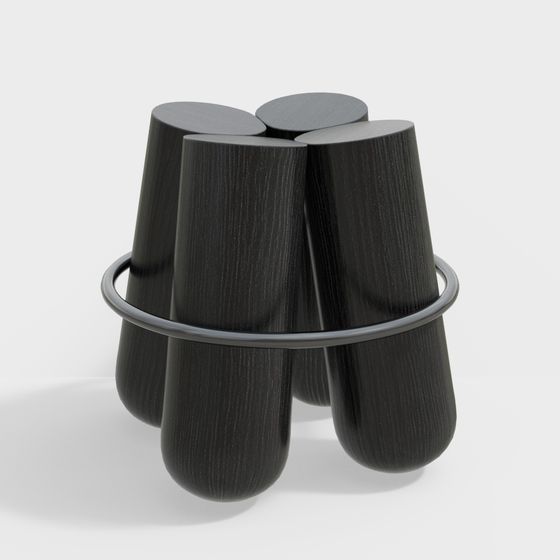 Floating Cylinder 3D model - Modern Aesthetic