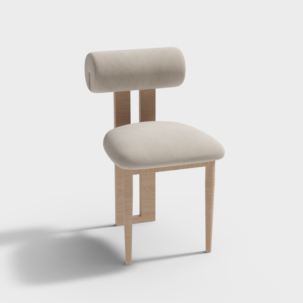 CY7033 Beige Dining Chair