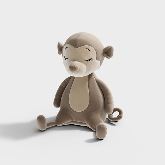 Adorable Cozy Monkey 3D Model