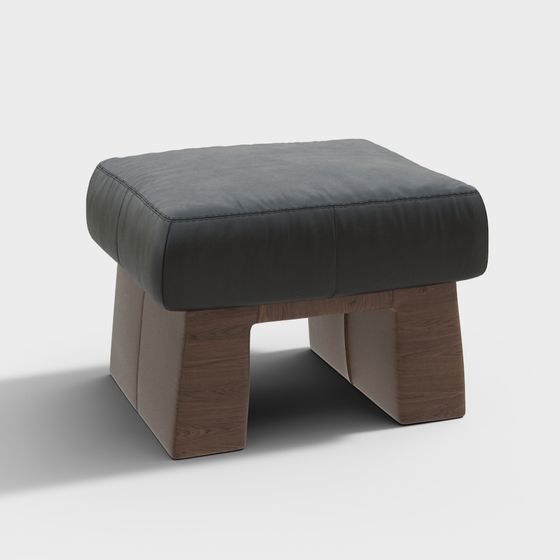 Urban Leisure Stool 3D model for Contemporary Spaces
