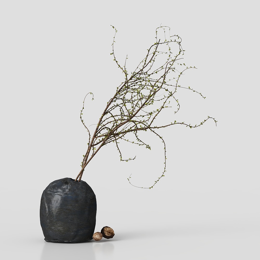 新中式花のアート装飾