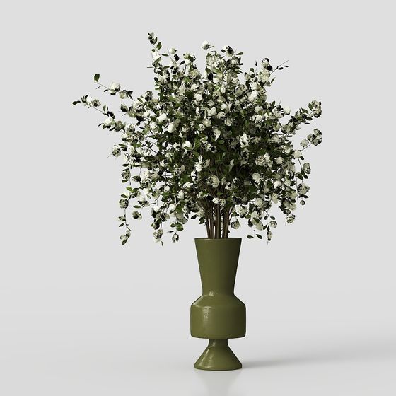 Natural Harmony Vase 3D model for Creative Projects