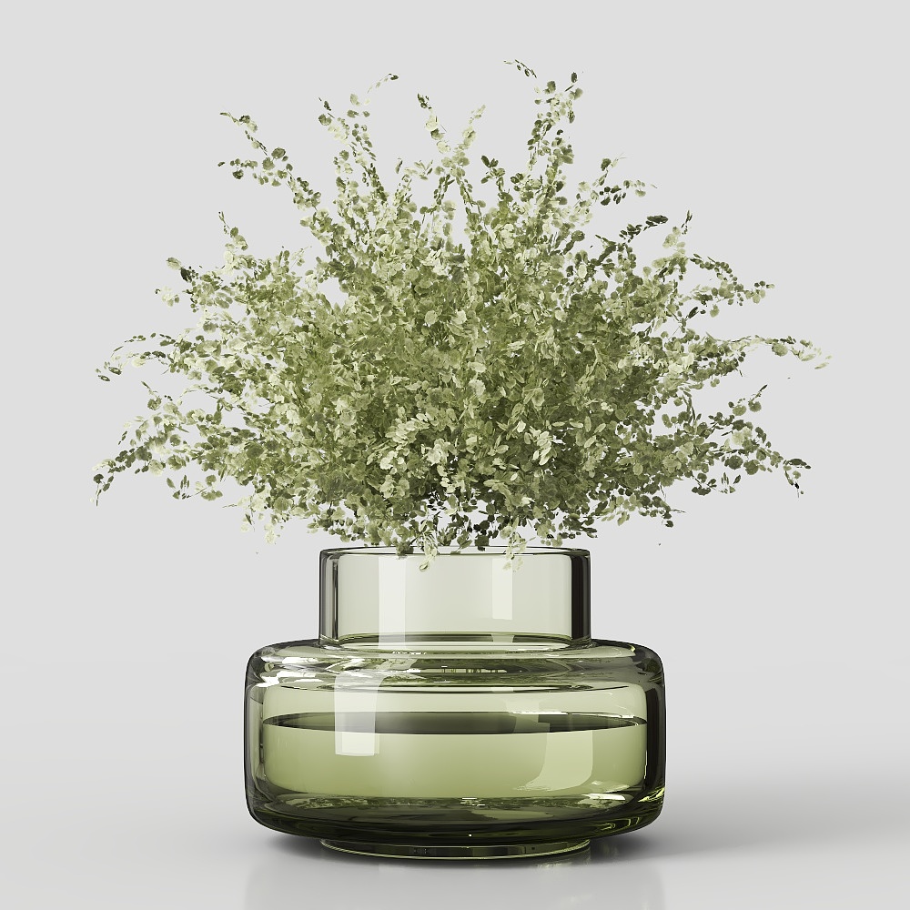 Modern Floral Art Ornament