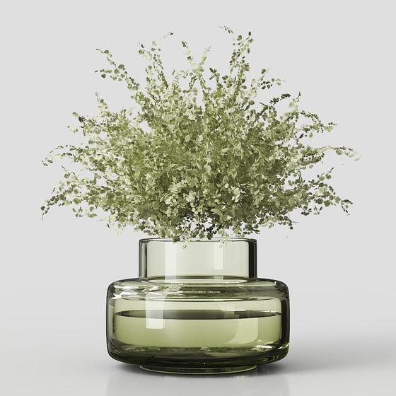 Modern Floral Art Ornament