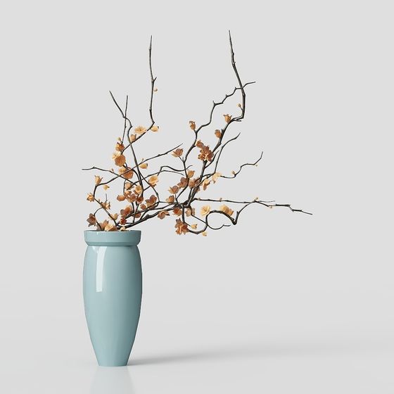 新中式花のアート装飾