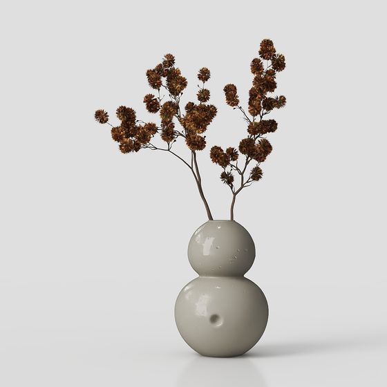 อุปกรณ์เสริมการจัดดอกไม้ที่เรียบง่ายและเงียบสงบทางด้านความสวยงาม