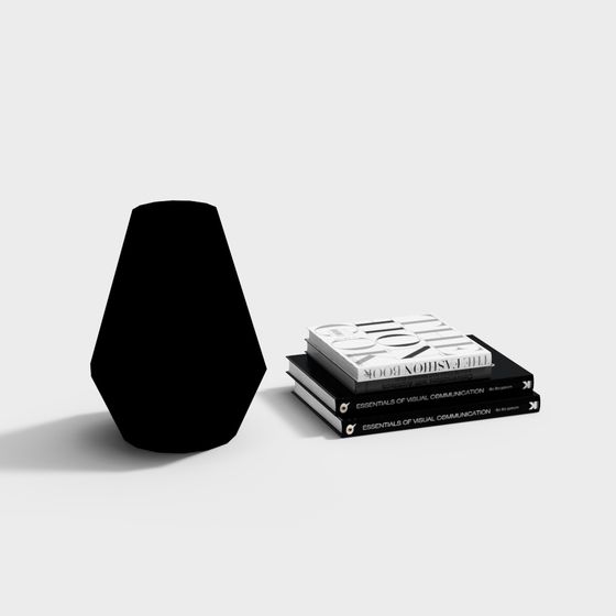 Minimalist Bookshelf 3D model
