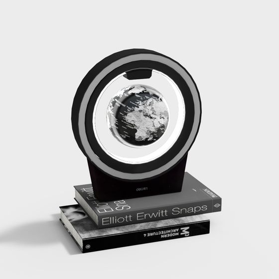 Chic Low-Polygon Earth Globe 3D model for Creative Projects