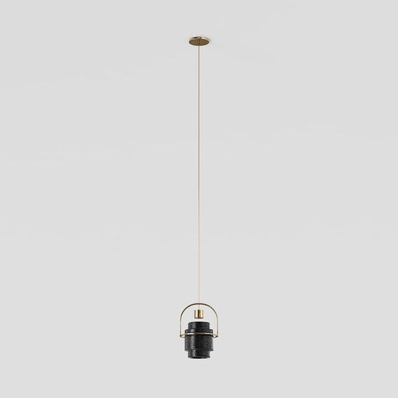 Modern Minimalist Chandelier 3D model