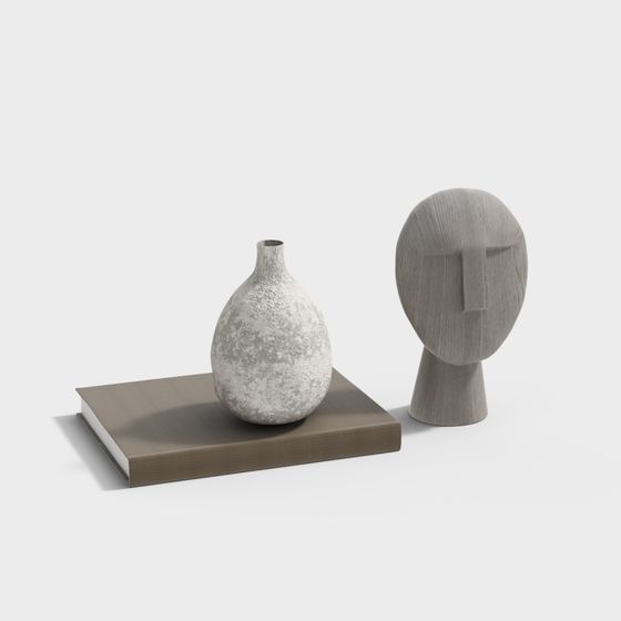 Minimalist Sculpture Set 3D model