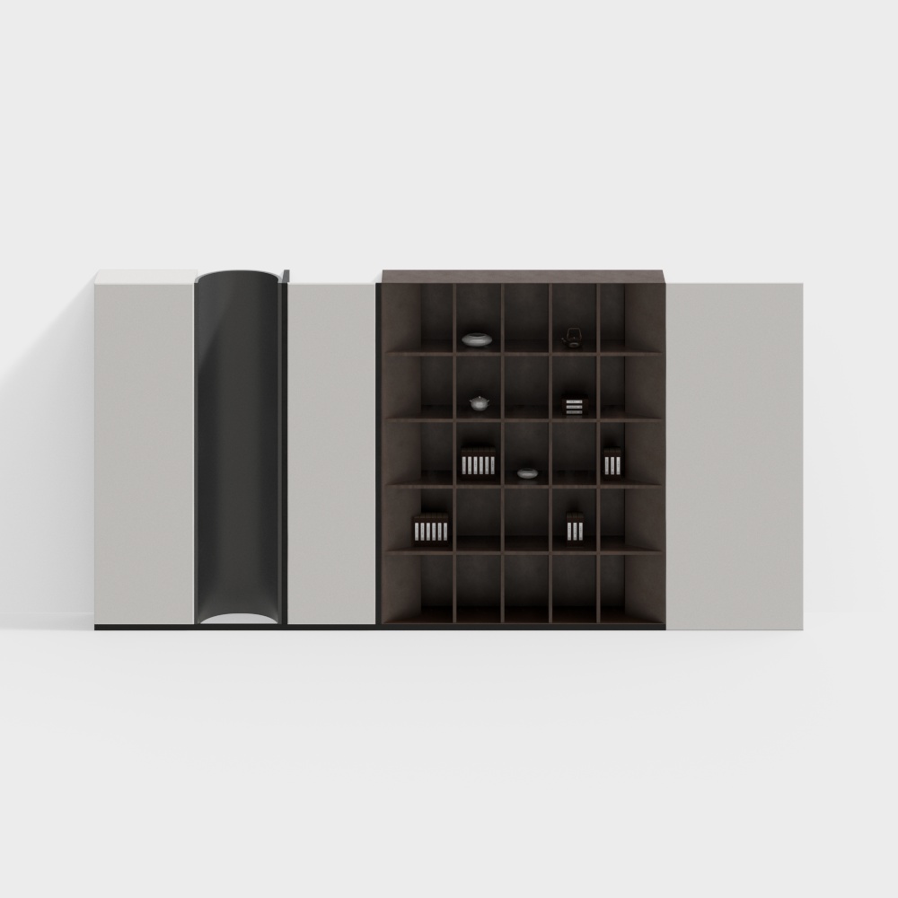 Ancient Style Tea Room Background Wall