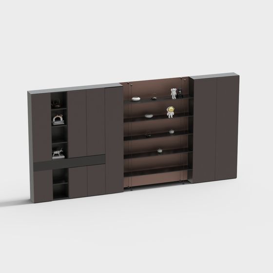 Minimalist Storage Cabinet 3D model
